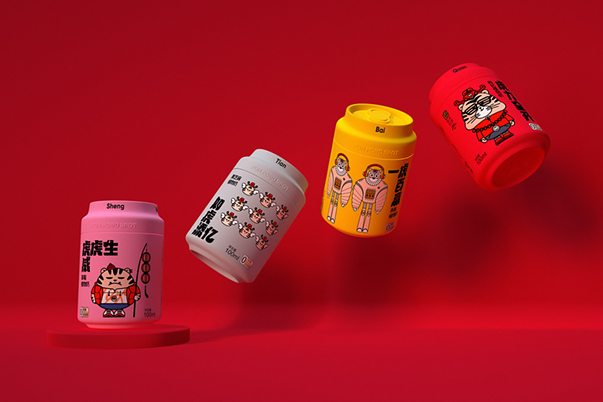 乐趣食点食品品牌新年礼盒包装设计/IP设计